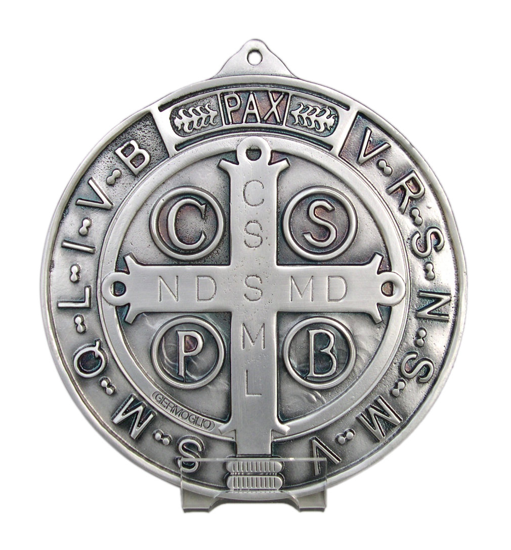 Médaille De Saint Benoît - Bijou De Protection Catholique - Patron De L'Europe - Avec Croix Et Prières