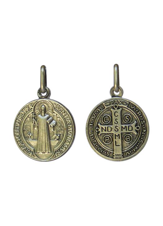 Médaille de Saint Benoît grande taille 9cm en métal