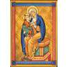 Icono de la Virgen sentada con el Niño Jesús de Jouques