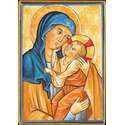 Icono de La Virgen María con el Niño Jesús de Jouques