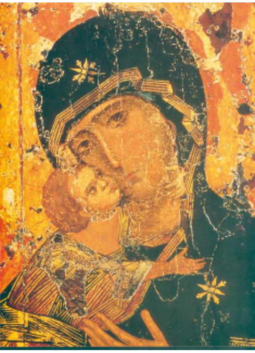 Vierge de Vladimir (détail) (détail) (G, ML, M)