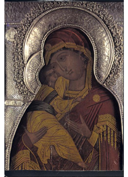 Icône religieuse : Vierge de Vladimir (M)