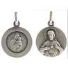 Scapular medal silver plated - 18 mm