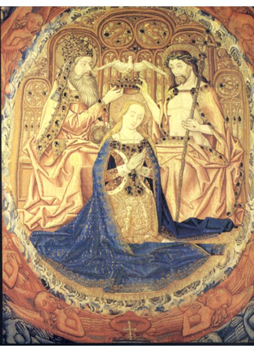 The crowning of the Virgin
