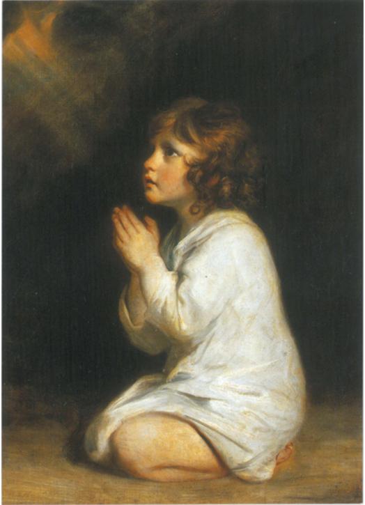 Saint Samuel in prayer