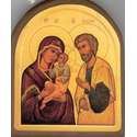 Icoon van Heilige Familie in Nazareth door Vincent Minet