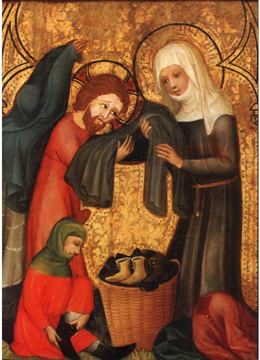 Saint Elisabeth dressing the poor