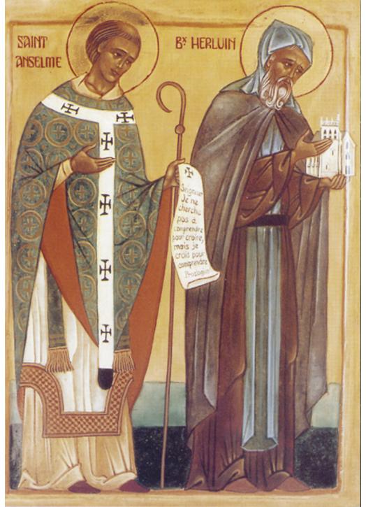 Blessed Herluin et Saint Anselm