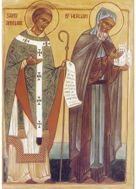 Blessed Herluin et Saint Anselm Blessed Herluin et Saint Anselm