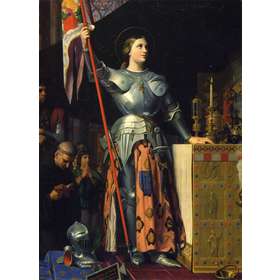 Saint Joan of Arc at the anointing of King Charles VII