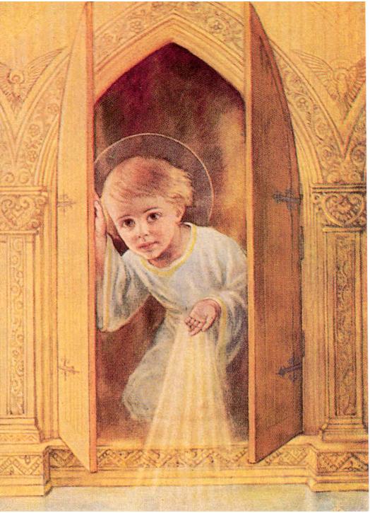 l'Enfant Jésus dans le tabernacle