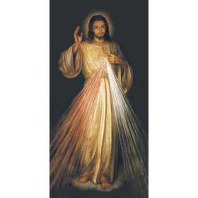 El Jesús de la  Misericordia de Santa Faustina.