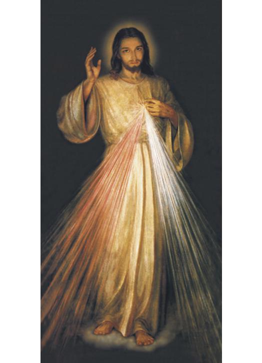 El Jesús de la  Misericordia de Santa Faustina.