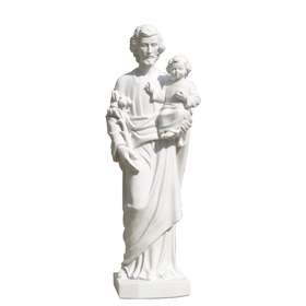 Saint Joseph, 60 cm, Rebuilt marble