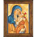 Icono de La Virgen María con el Niño Jesús de Jouques
