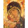 Icône de la Vierge de Vladimir (détail)