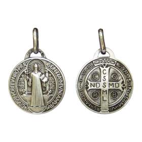 Saint Benedict medal...