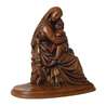 Statue de la Vierge assise, 20 cm (Vue de face légèrement de biais)