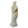 Statue de saint Joseph, ivoire patiné 30 cm (Vue du profil droit en biais)