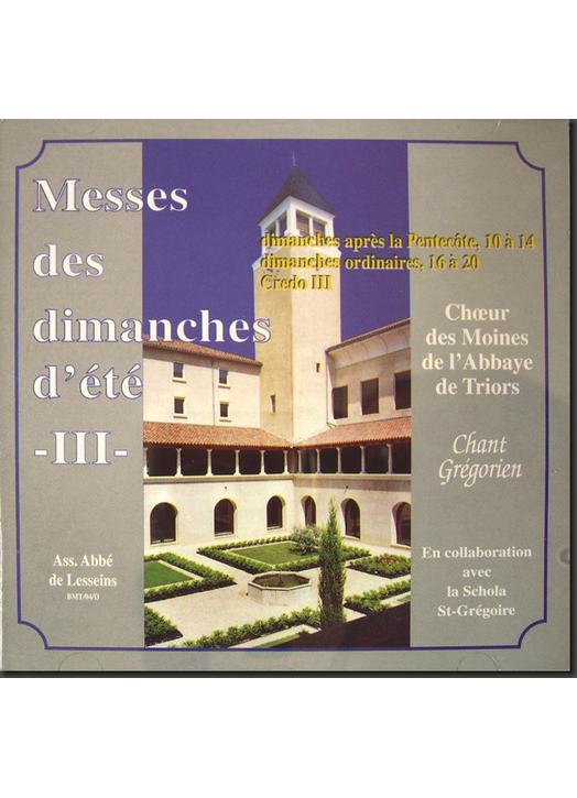 Messes des Dimanches d'été III (Triors)