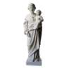 Saint Joseph, 60 cm, Rebuilt marble (Vue de face)