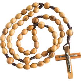 Olive wood Rosary