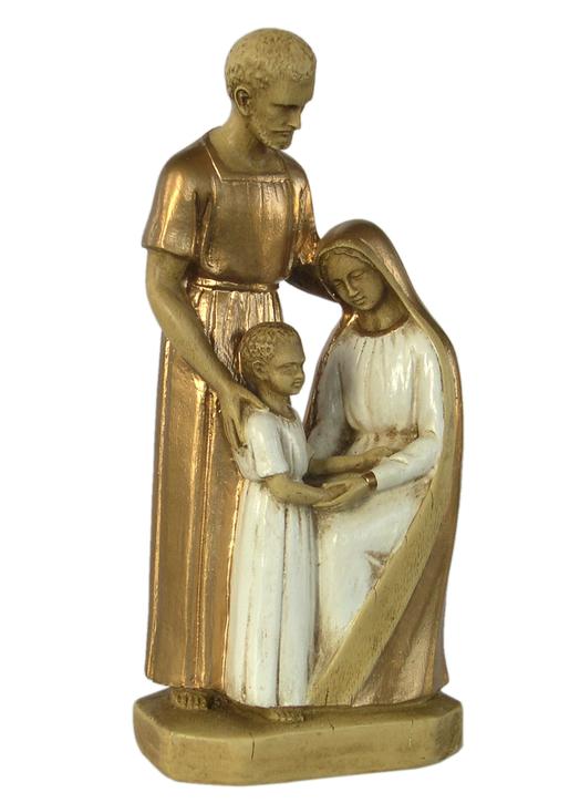 Vente statue de la Famille polychrome, 20 cm (Réf. SF20DC) Vente statue de la Famille polychrome, 20 cm (Réf. SF20DC)
