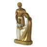 Statue de la sainte Famille polychrome, 19 cm (Vue de biais)
