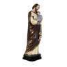Statue de saint Joseph, polychrome 40 cm (Vue du profil droit en biais)