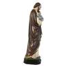 Statue de saint Joseph, polychrome 40 cm (Vue du profil droit)