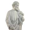 Statue de saint Joseph, 30 cm (Gros plan du buste)