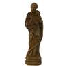 Statue de saint Joseph, bois clair 15 cm (Vue de face)