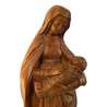 Statue de la Vierge d'Autun, 30 cm (Gros plan du buste)