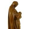 Statue de la Vierge d'Autun, 30 cm (Gros plan du profil droit)