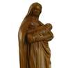 Statue de la Vierge d'Autun, 30 cm (Gros plan en perspective)