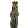 Statue de la Vierge gothique, 52 cm (Gros sur la vue de biais)