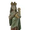 Statue de la Vierge gothique, 52 cm (Gros sur la vue de face)