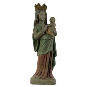 Statue de la Vierge gothique, 52 cm (Vue de face)