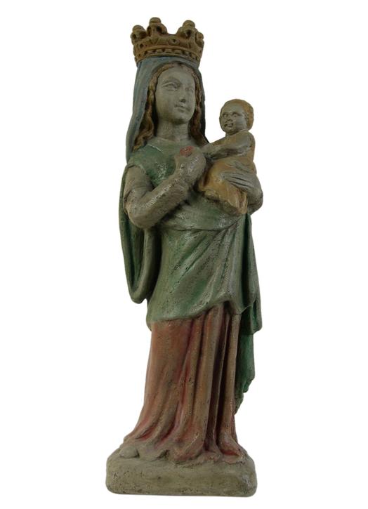 Statue de la Vierge gothique, 52 cm (Vue de face)