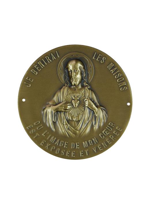 Placa del Sagrado Corazón para puerta