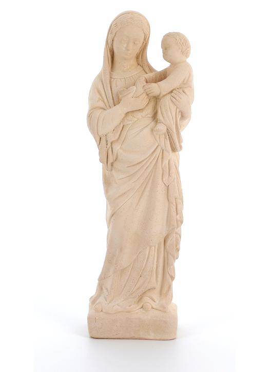 Virgin with the bird - color hones, 21 cm (Vue de face)