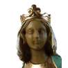 Statue de la Vierge Marie, 25 cm (Gros plan sur le visage)