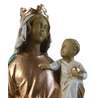 Statue de la Vierge Marie, 25 cm (Vue du visage et de l'Enfant-Jésus)