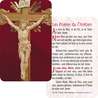 Carte-Prière du Christ en croix (Recto-verso)