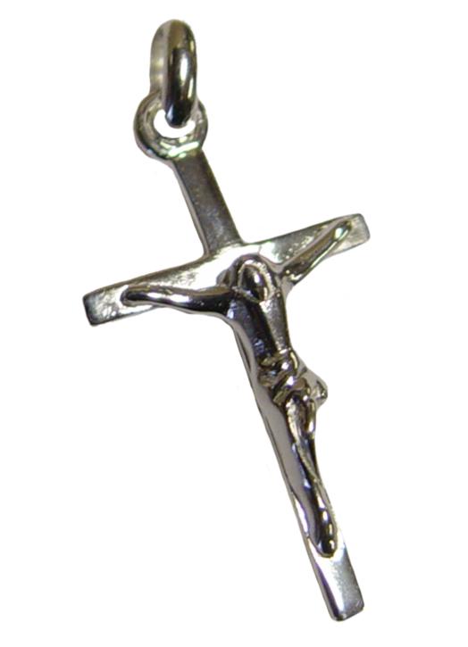 Croix pendentif en argent massif