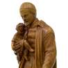 Statue de saint Vincent de Paul (Gros plan vue biais)