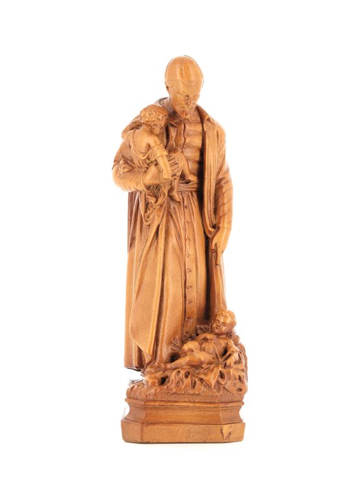 Estatua de San Vicente de Paúl (Vue de face)