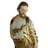 statue of Saint Joseph with lily, 32 cm (Gros plan du buste)