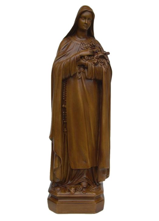 Estatua de Santa Teresita del Niño Jesús, 60 cm (Vue de face)