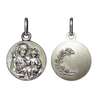 Saint Joseph medal silver plated - 16 mm